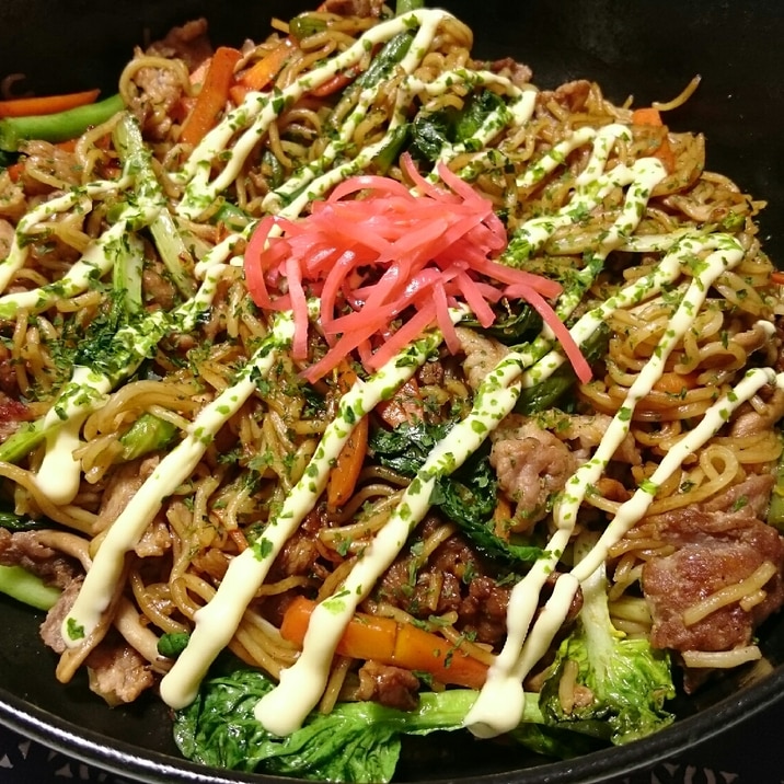 ストウブブレイザーde 焼きそば レシピ 作り方 By Mamichin555 楽天レシピ